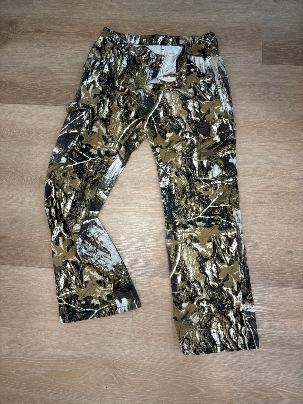 Camo Print Shorts in Olive Green and Brown